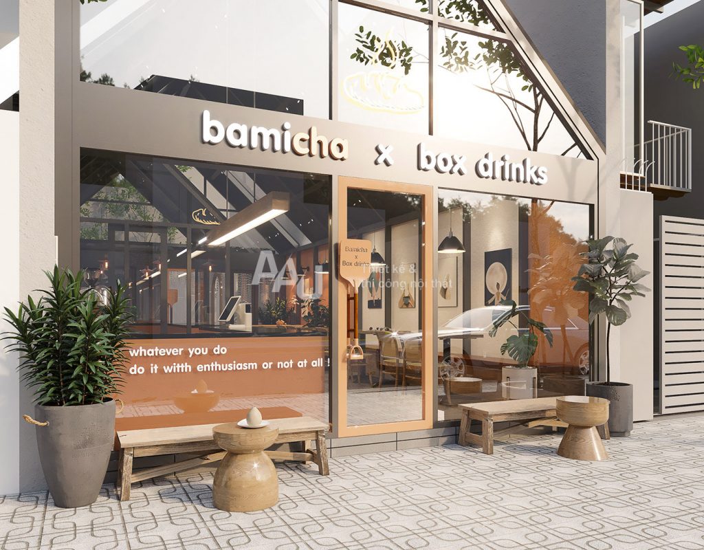 Bamicha Bakery - bản thiết kế tiệm bánh đẹp