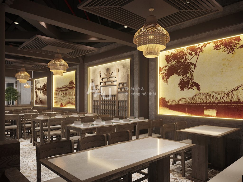 mẫu thiết kế nhà hàng đẹp