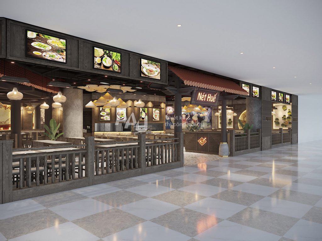 mẫu thiết kế nhà hàng đẹp