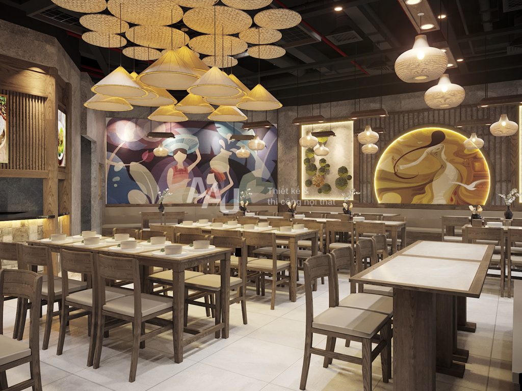 mẫu thiết kế nhà hàng đẹp