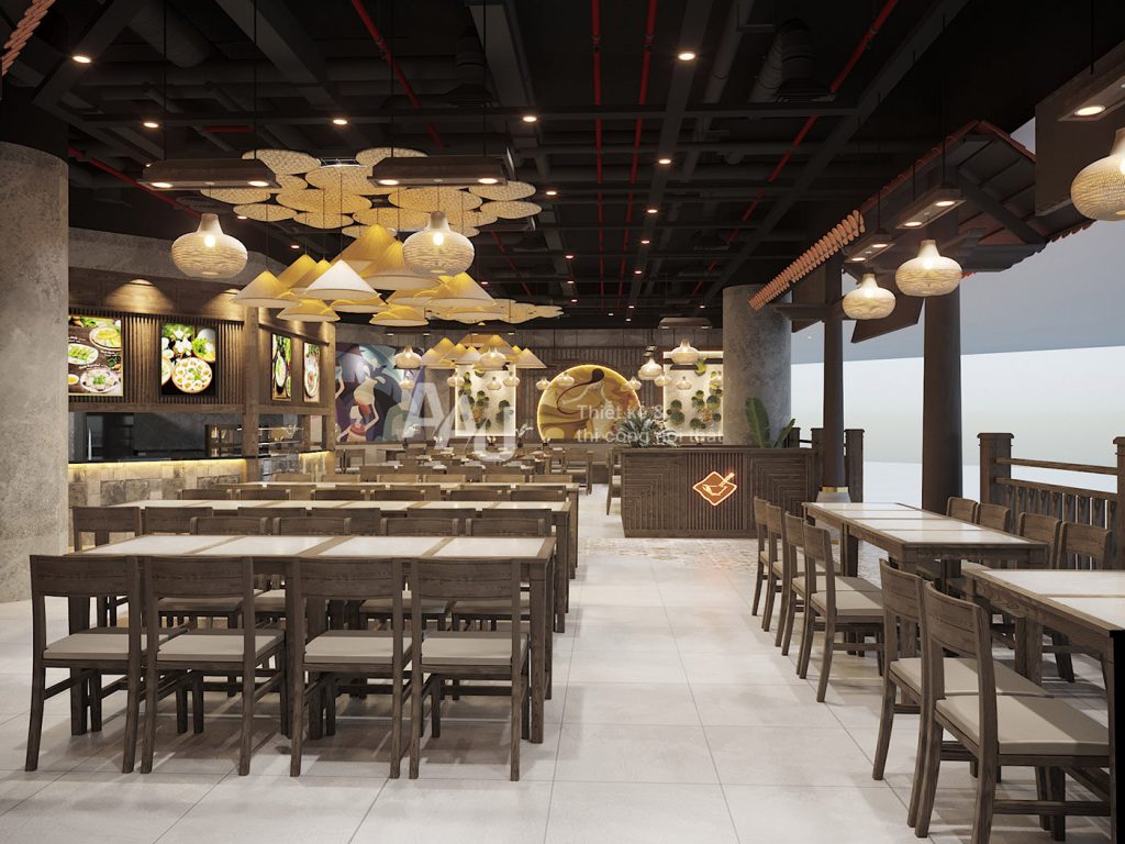 mẫu thiết kế nhà hàng đẹp