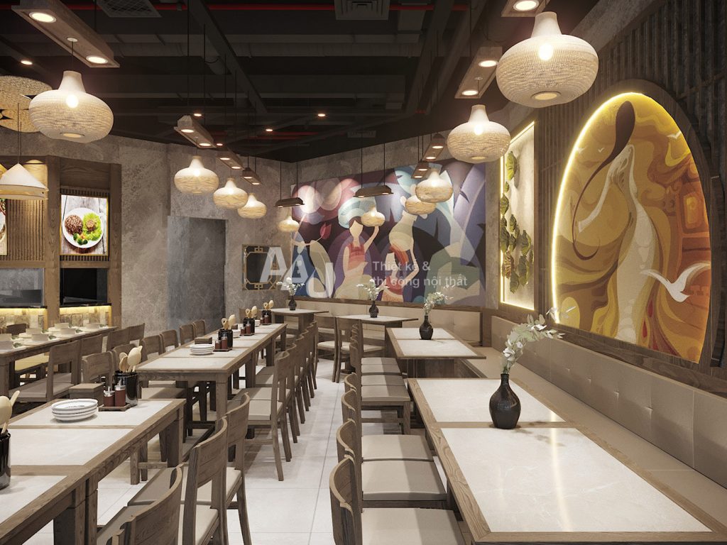 mẫu thiết kế nhà hàng đẹp