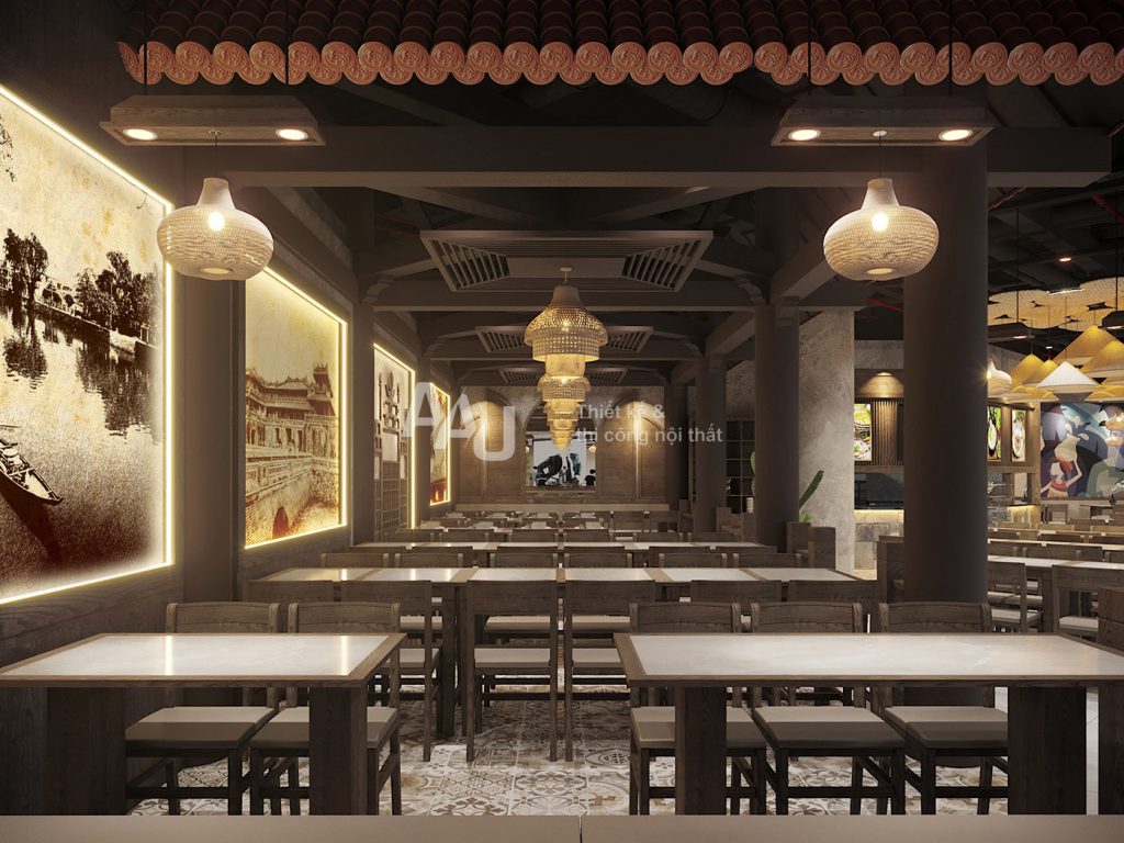 mẫu thiết kế nhà hàng đẹp