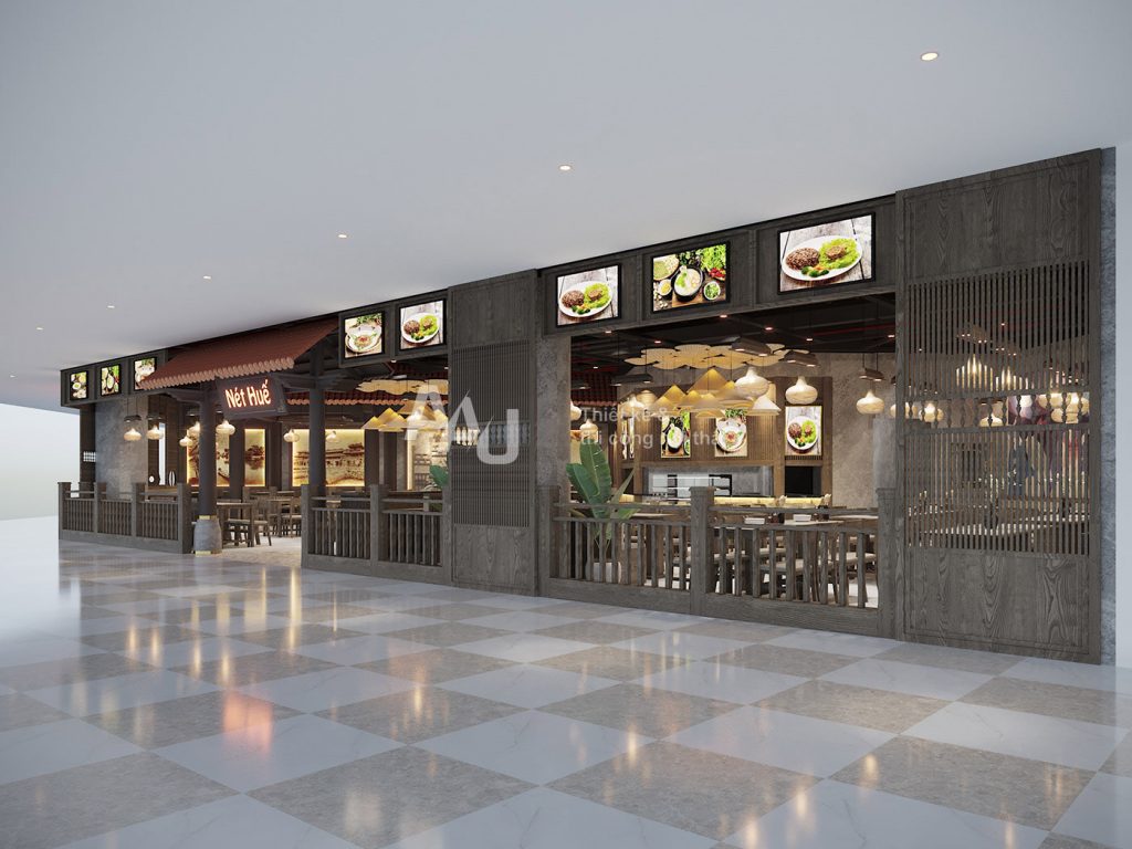 mẫu thiết kế nhà hàng đẹp