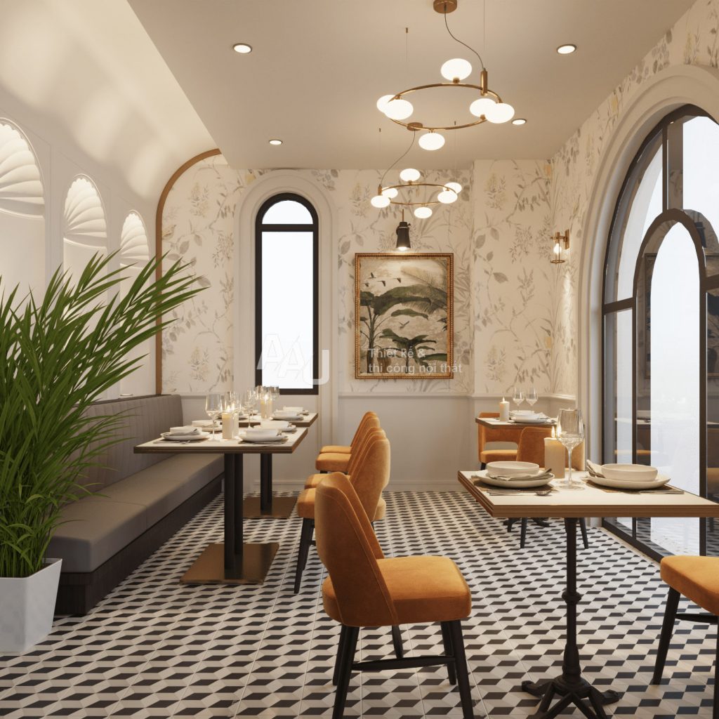 mẫu thiết kế quán cafe đẹp