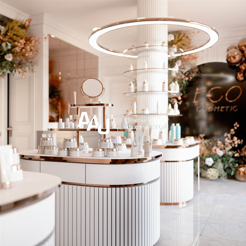Mẫu thiết kế shop mỹ phẩm - Eco City Cosmetic