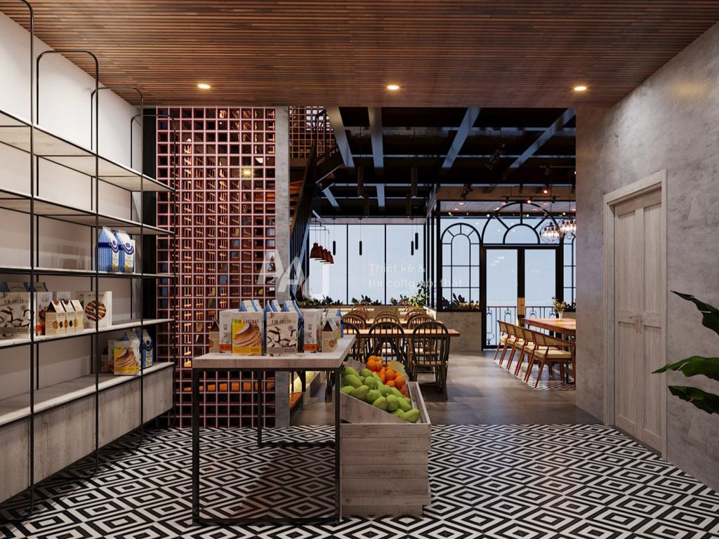 Phở Nguyens - bản thiết kế nhà hàng đẹp