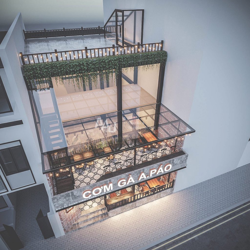 Thiết kế không gian nhà hàng hiện đại - A Páo