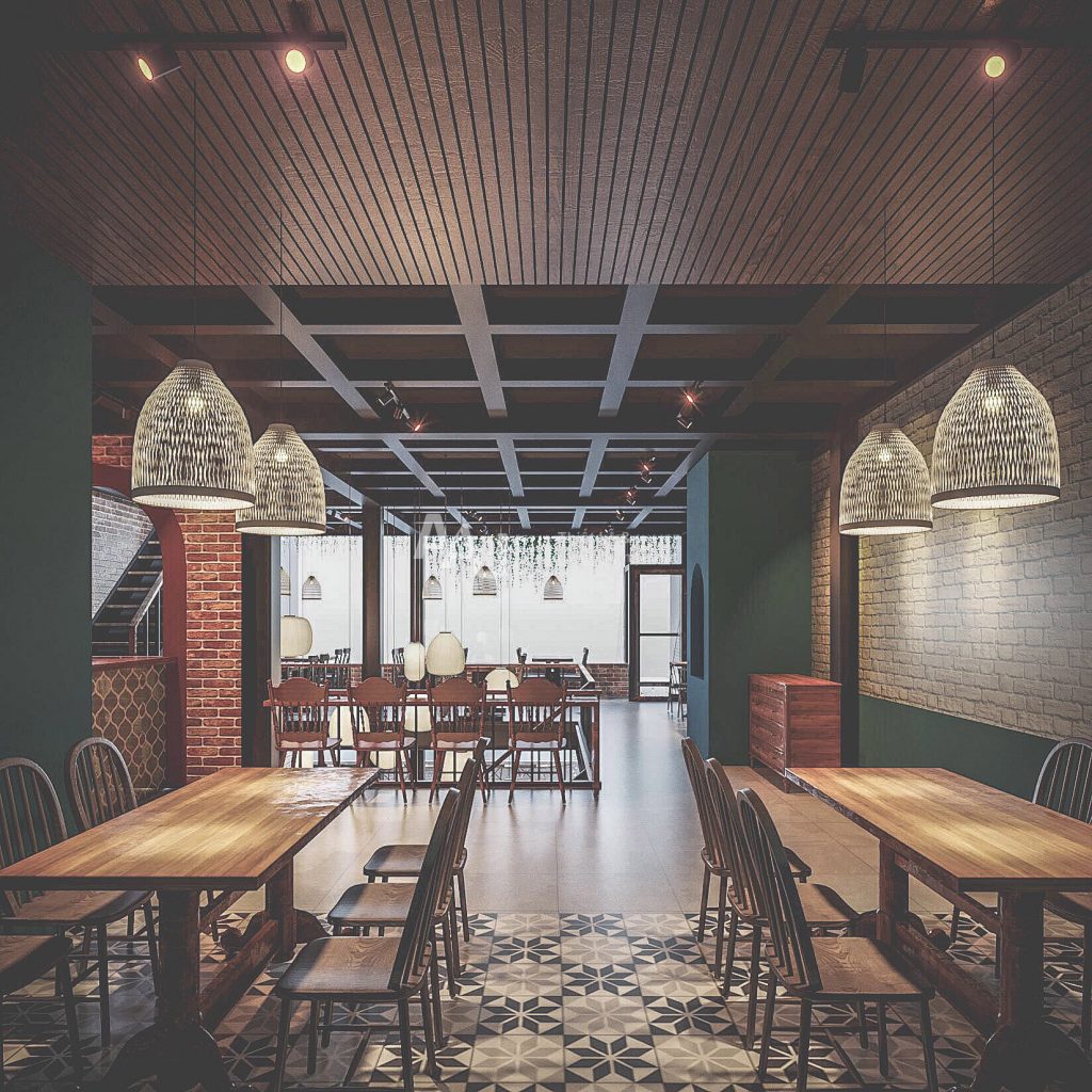 Thiết kế không gian nhà hàng hiện đại - A Páo