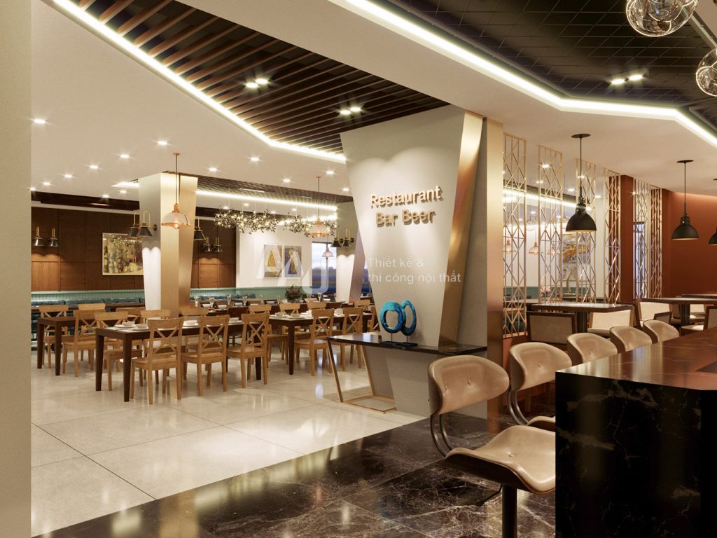 Thiết kế nhà hàng bia cổ điển – Restaurant & Beer