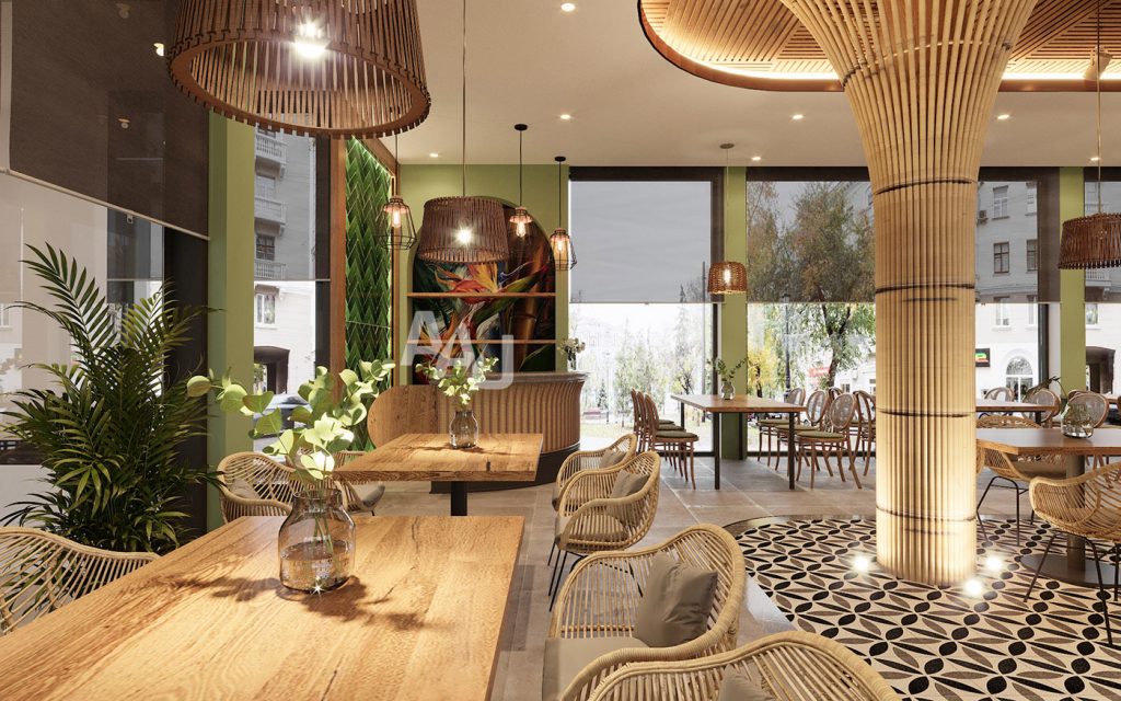 Thiết kế nhà hàng khách sạn Sunroses Hotel