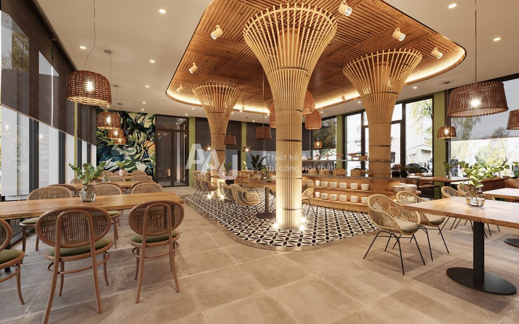 Thiết kế nhà hàng khách sạn Sunroses Hotel