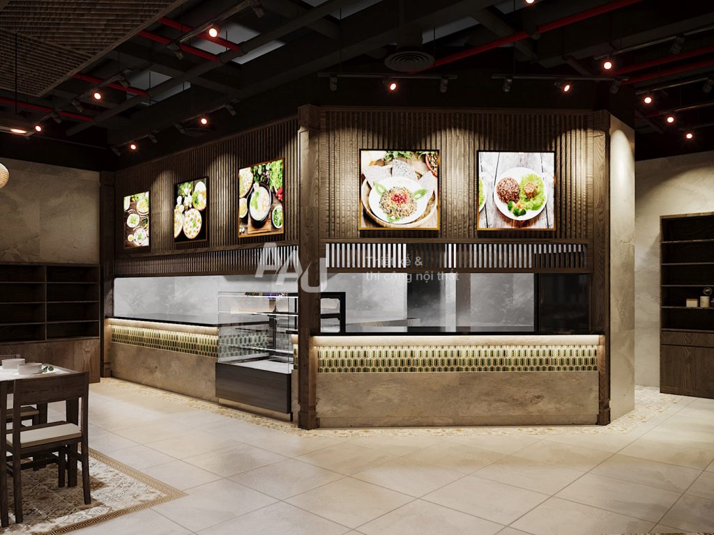 Thiết kế nhà hàng sang trọng - Nét Huế Restaurant