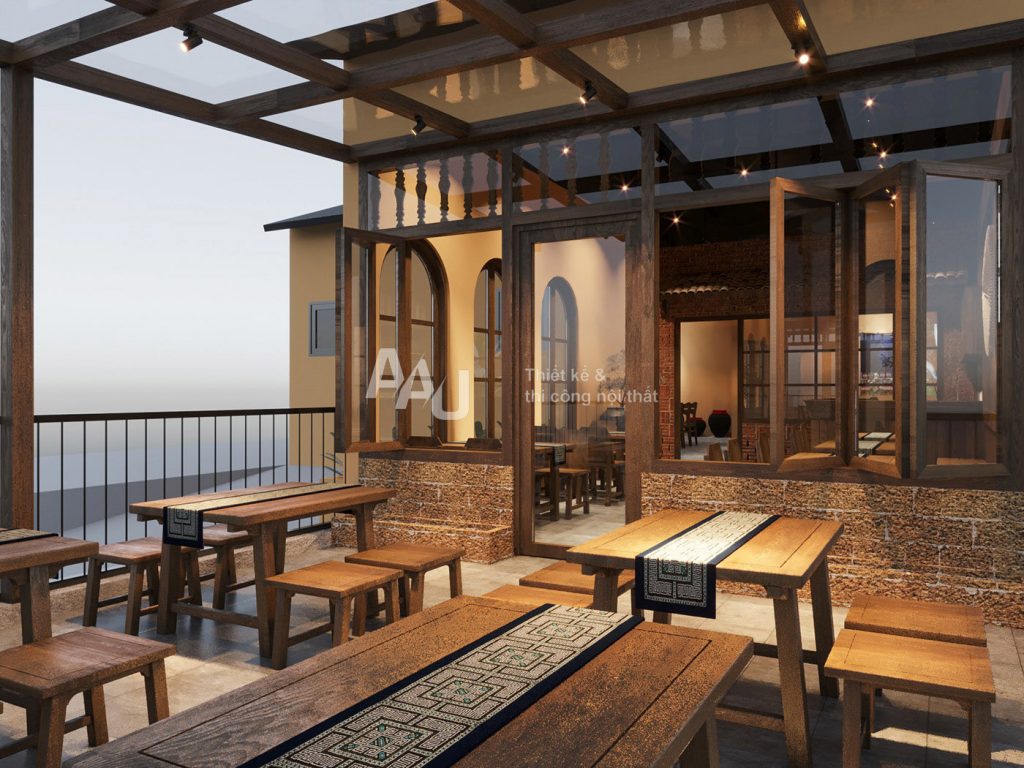 Thiết kế nhà hàng độc đáo - Bản Thái Restaurant