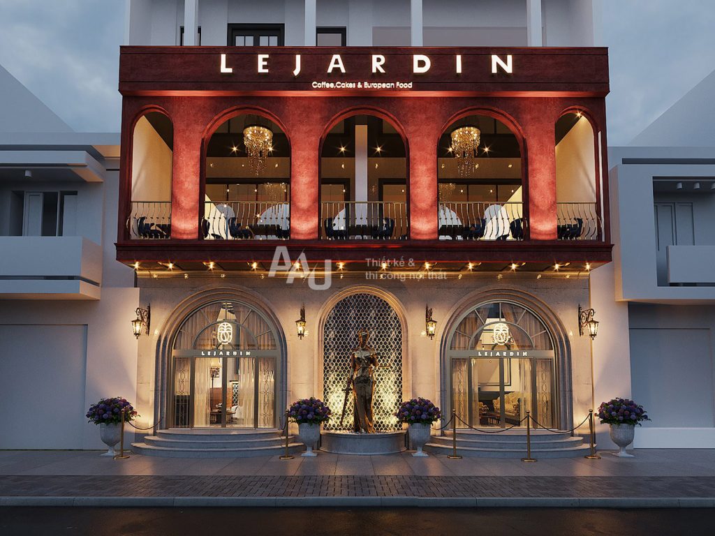 thiết kế quán cafe cổ điển