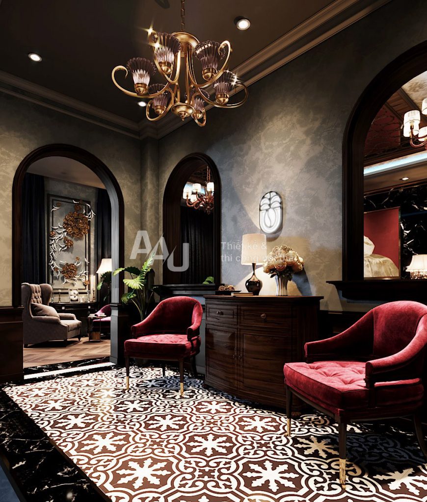 thiết kế quán cafe cổ điển