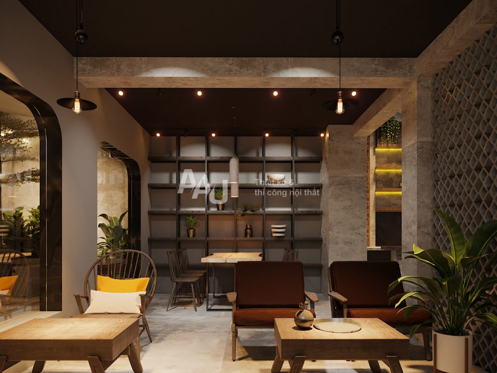 Thiết kế quán cafe hiện đại - Cotero Coffee