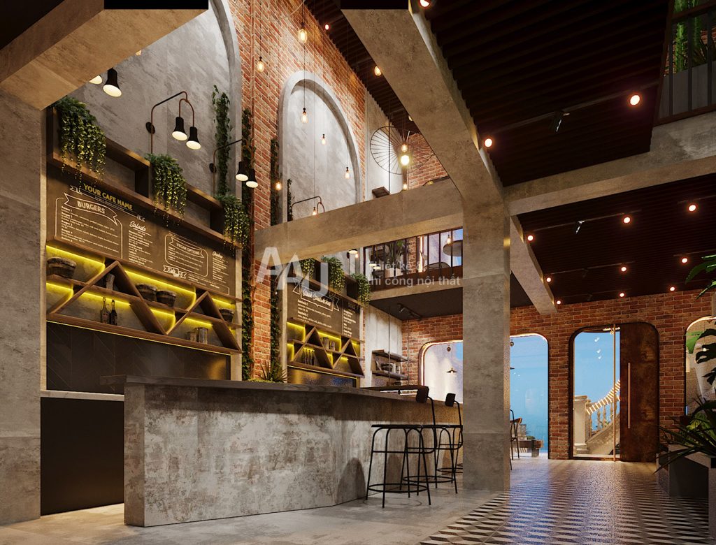 Thiết kế quán cafe hiện đại - Cotero Coffee