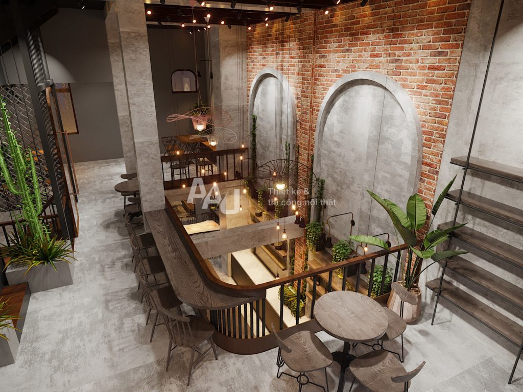 Thiết kế quán cafe hiện đại - Cotero Coffee