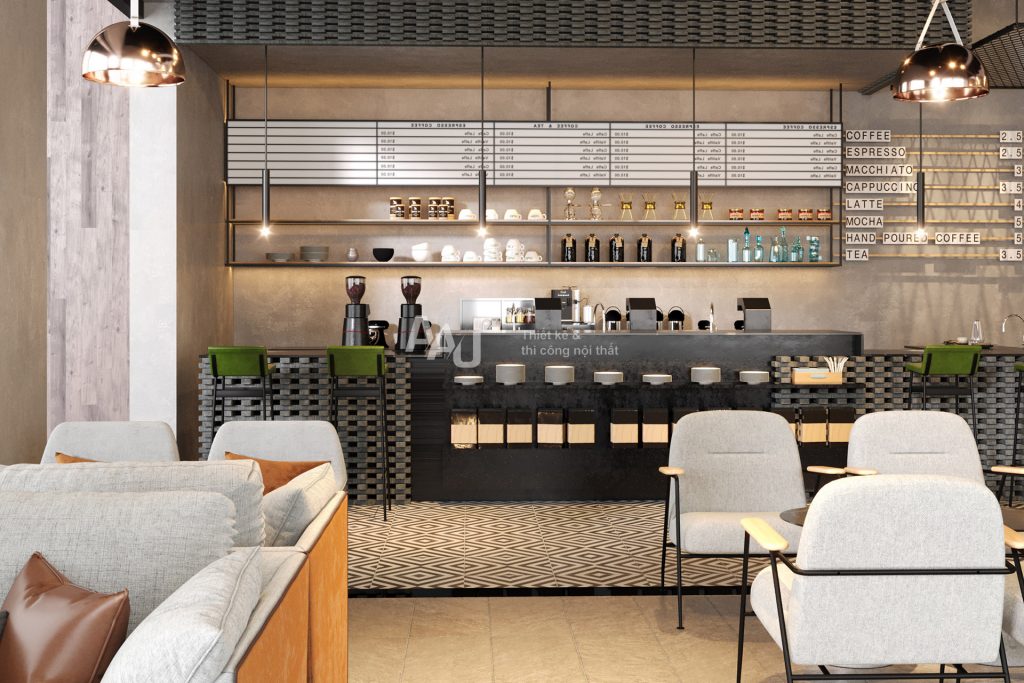 Thiết kế quán cafe phong cách 