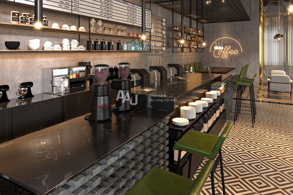Thiết kế quán cafe phong cách