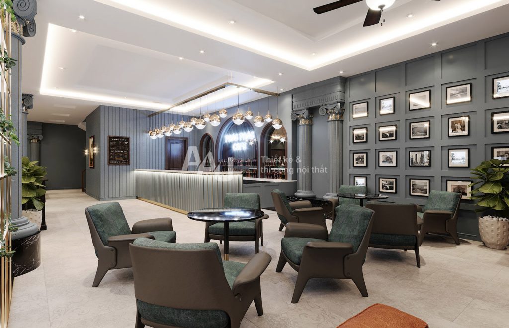 Thiết kế quán cafe sang trọng, độc đáo - Cafe Tom