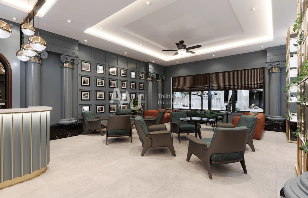 Thiết kế quán cafe sang trọng, độc đáo - Cafe Tom