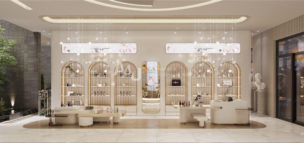 Thiết kế tiệm mỹ phẩm MTT Comestics Shop - Q9