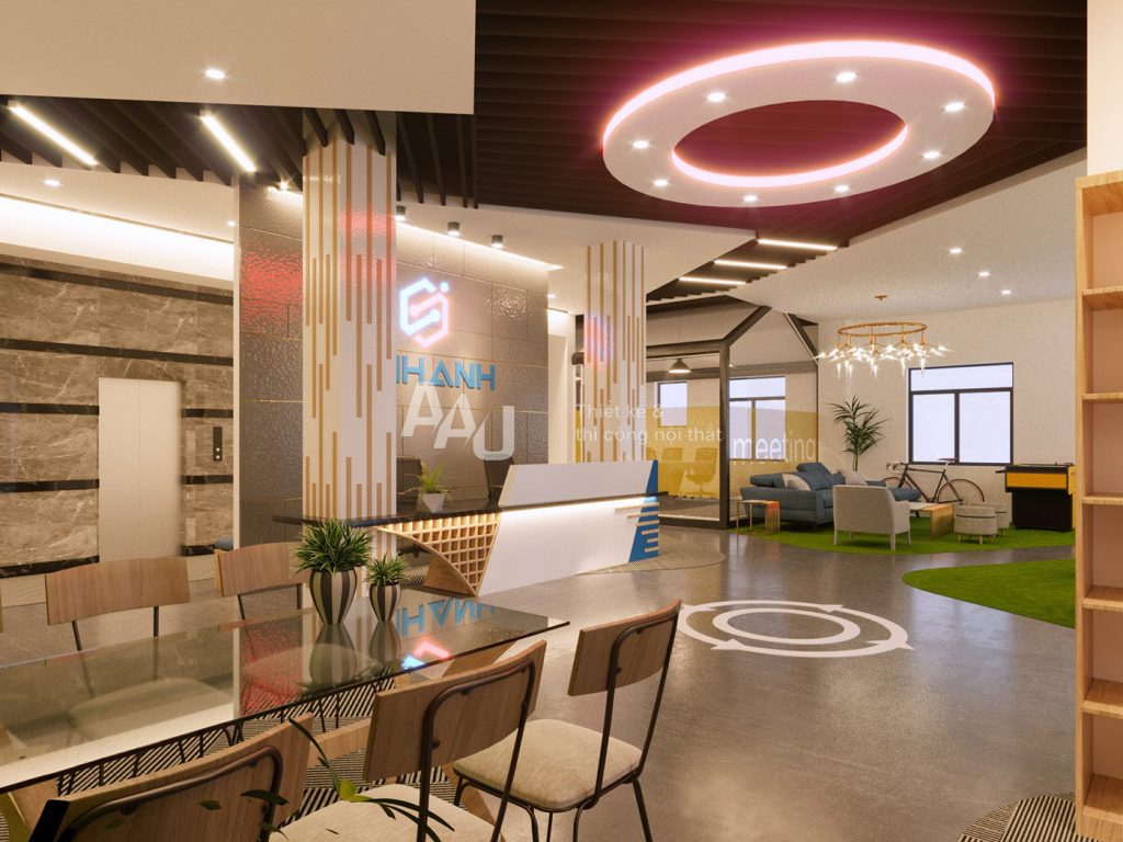 thiết kế văn phòng hiện đại