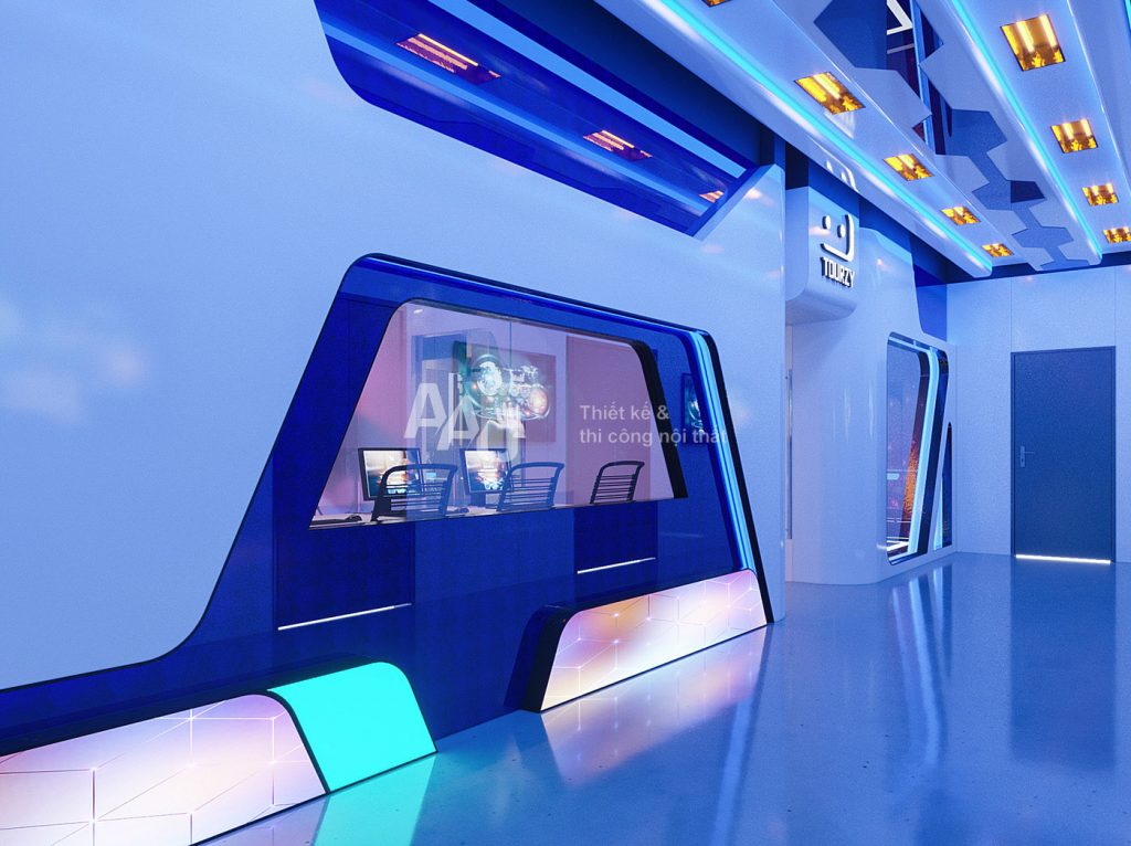 Thiết kế văn phòng hiện đại - Tourzy Media