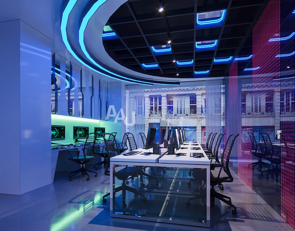 Thiết kế văn phòng hiện đại - Tourzy Media