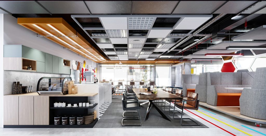 Bản thiết kế văn phòng mở - NVG Office