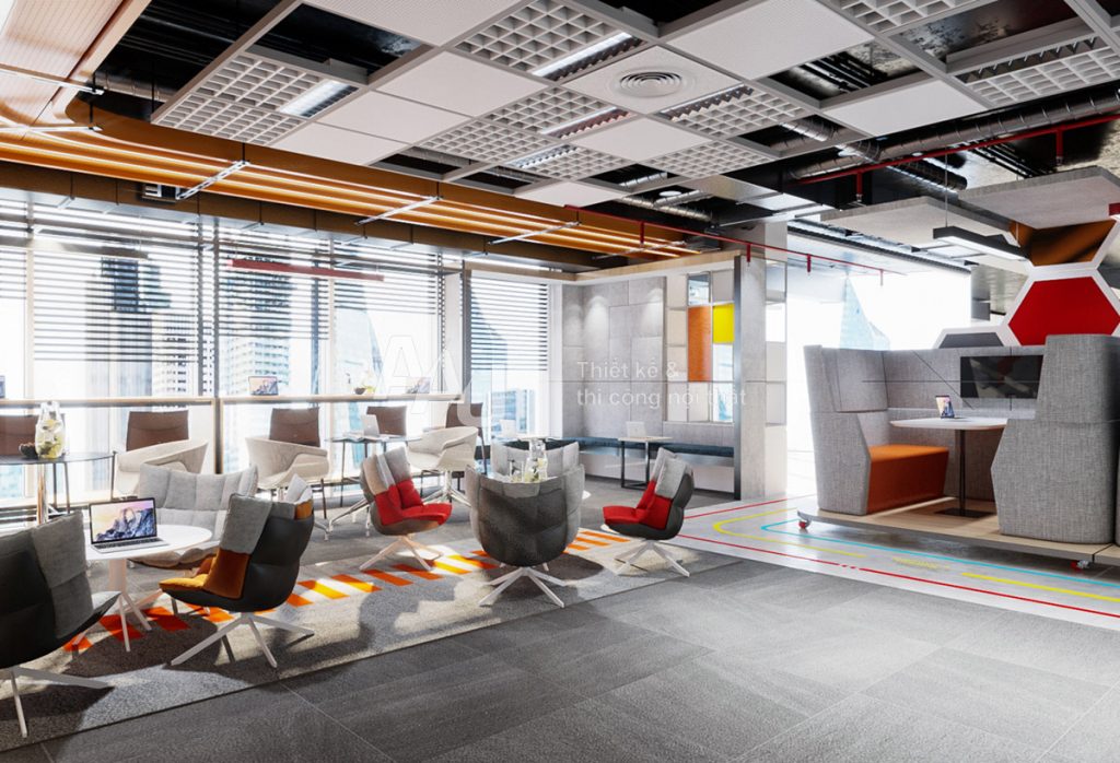 Bản thiết kế văn phòng mở - NVG Office
