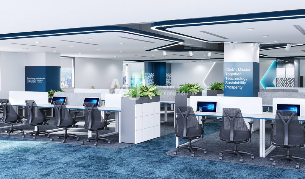 Citek Office - mẫu thiết kế văn phòng hiện đại