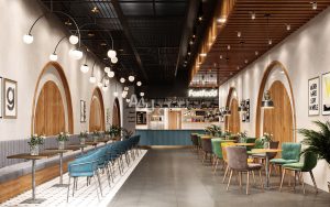 Thiết kế nhà hàng ăn nhanh Fast Food Restaurant