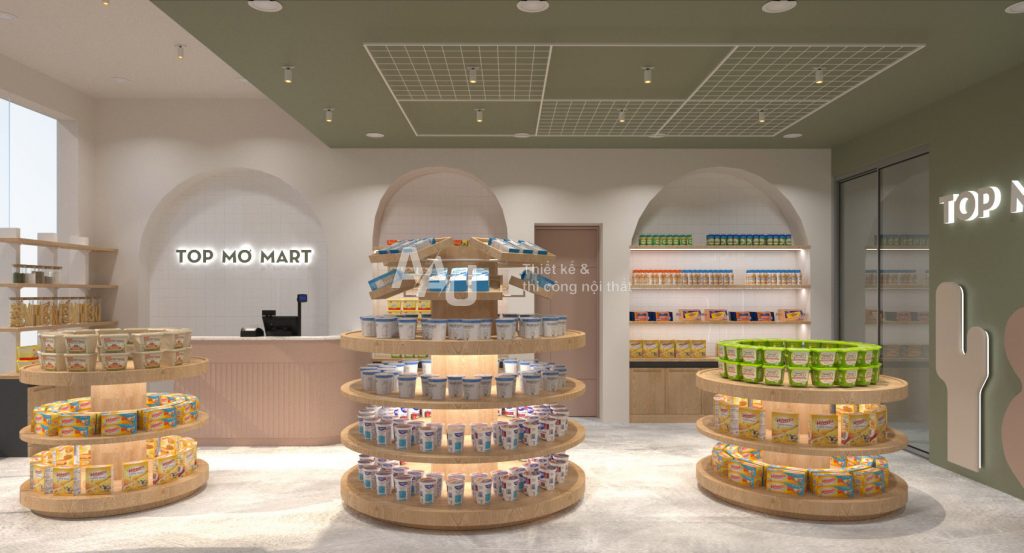 thiết kế nội thất shop