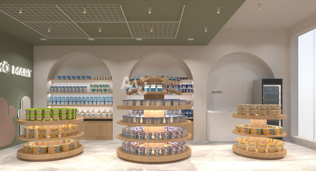 thiết kế nội thất shop