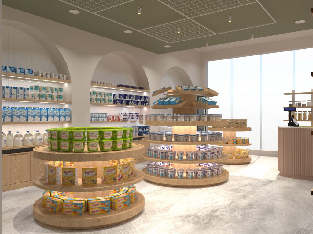 thiết kế nội thất shop