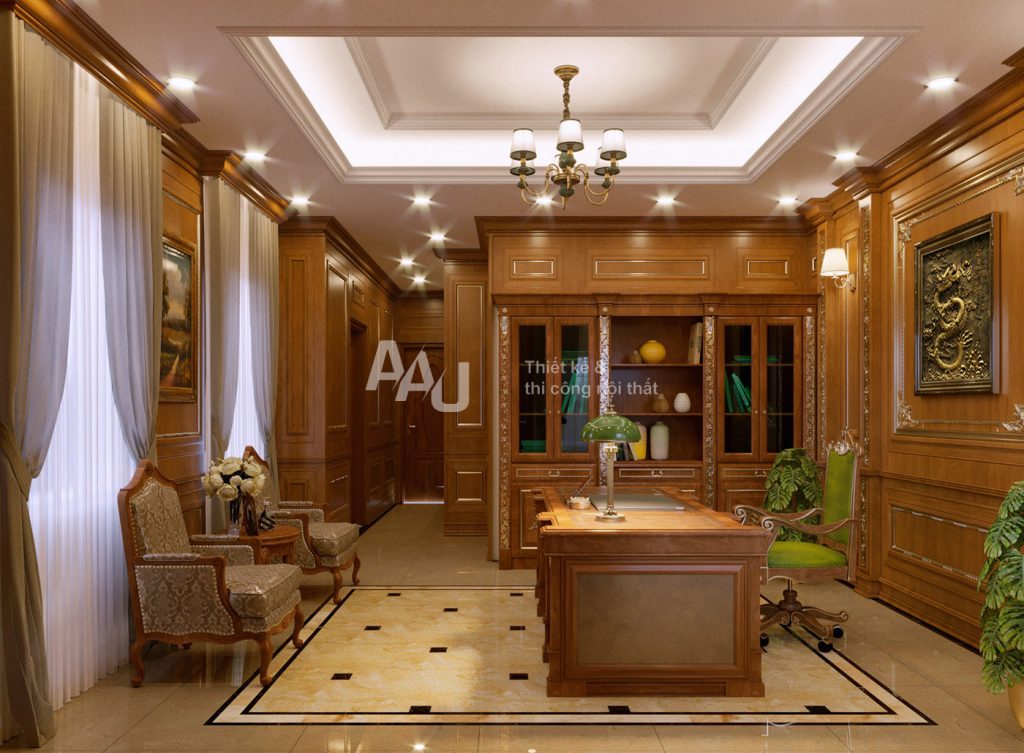 thiết kế phòng tiếp khách VIP và phòng chủ tịch