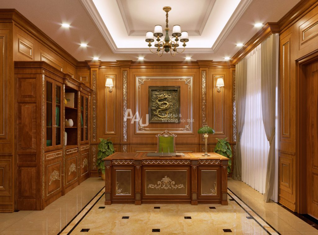 thiết kế phòng tiếp khách VIP và phòng chủ tịch