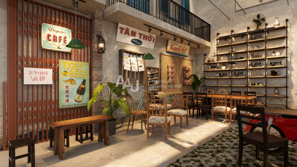 thiết kế quán cà phê đẹp
