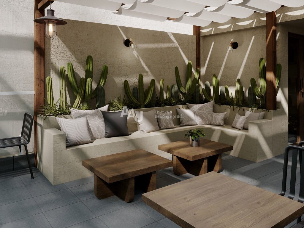 thiết kế quán cafe