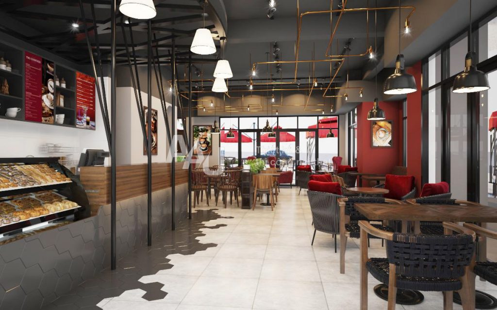 Thiết kế quán cafe hiện đại, sang trọng - Tech Coffee