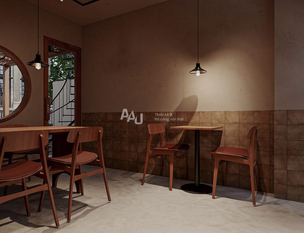 thiết kế quán cafe kiểu Nhật