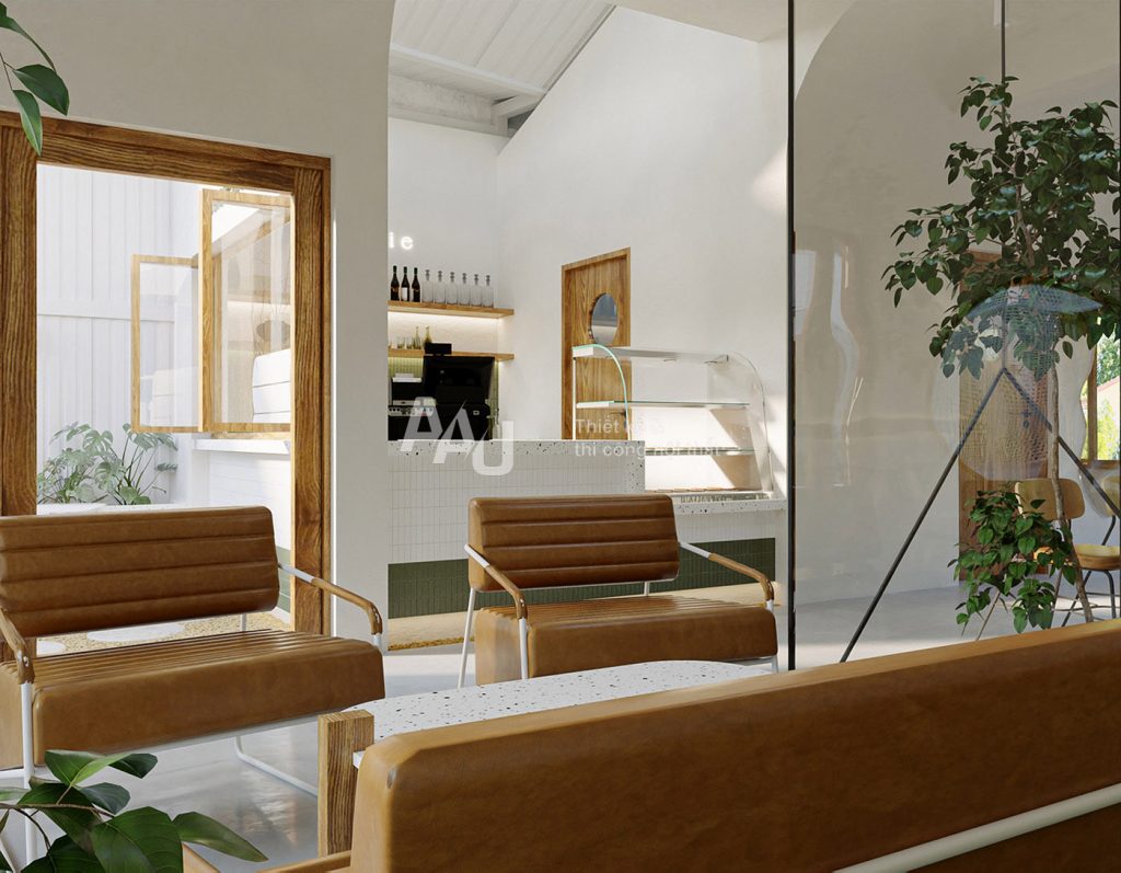 thiết kế quán cafe ngoài trời