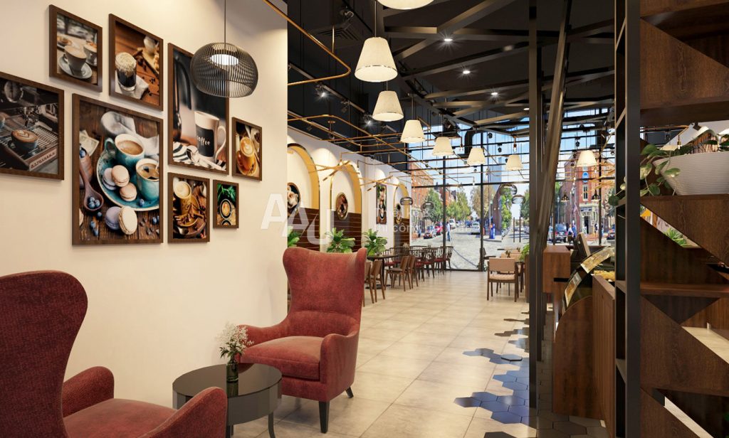 thiết kế quán cafe nhà ống