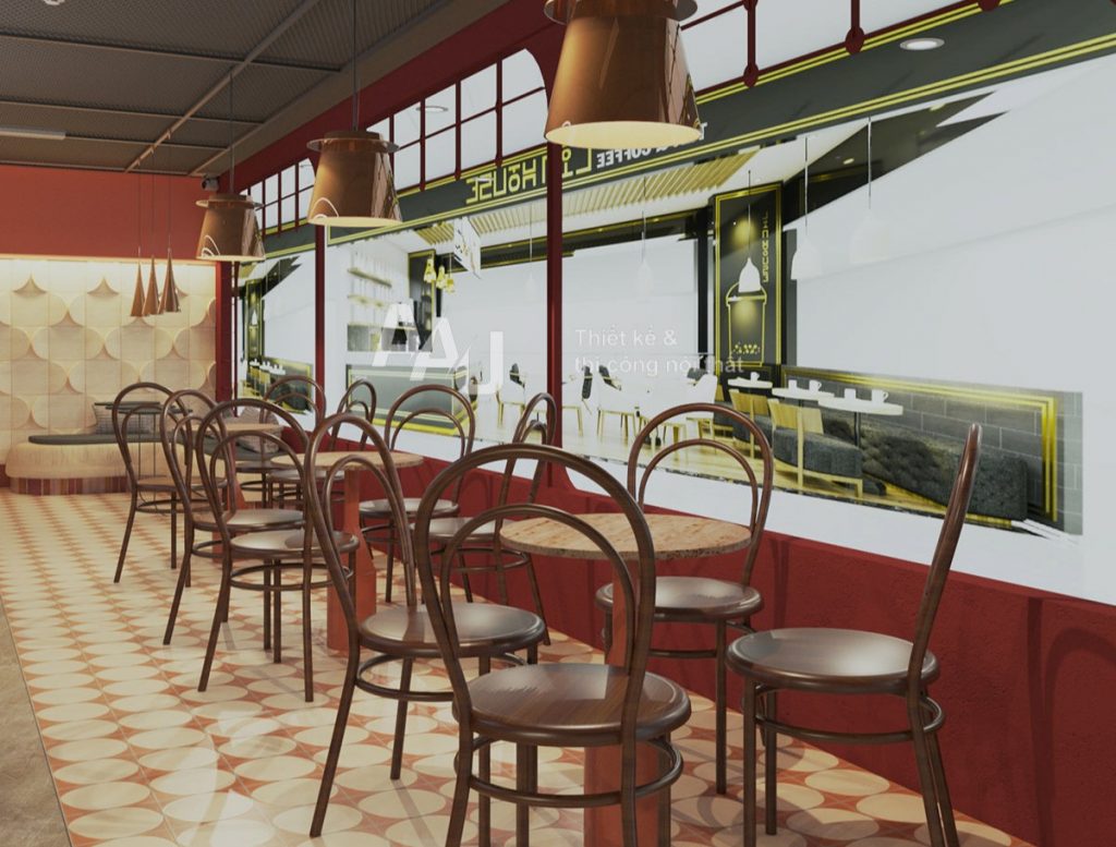 Thiết kế quán cafe vintage phá cách - Okkio Cafe