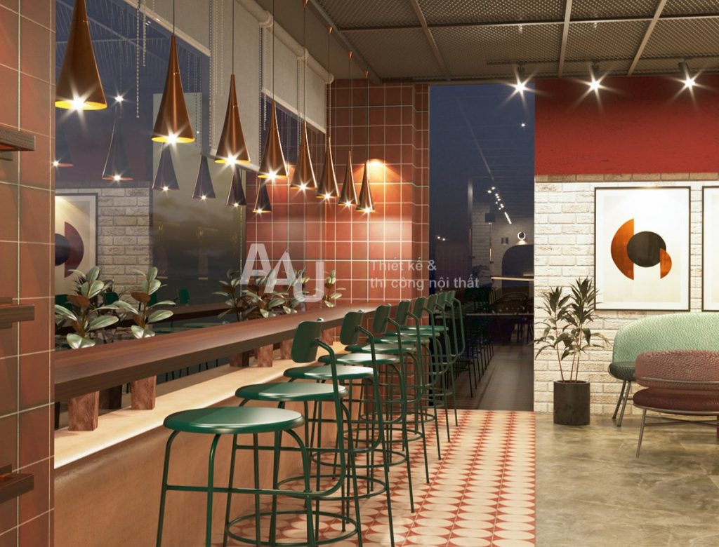 Thiết kế quán cafe vintage phá cách - Okkio Cafe