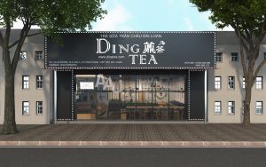 Thiết kế quán trà sữa hiện đại - Dingtea Bắc Giang