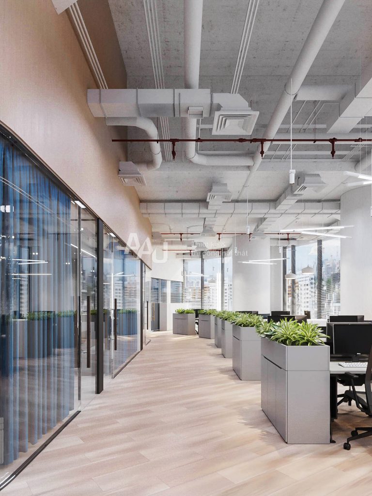 thiết kế văn phòng hiện đại